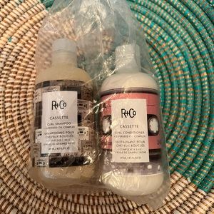 R+Co Cassette curly hair duo. New